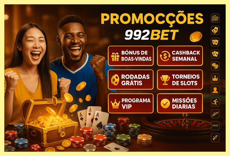 O bônus promocional 992BET é uma ótima maneira de começar sua aventura